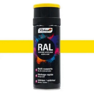 Bombe aérosol peinture Richard - Jaune - 400 ml