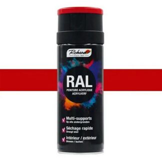 Bombe aérosol peinture Richard - Rouge - 400 ml