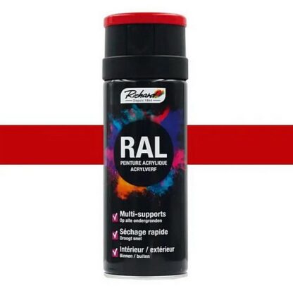 Bombe aérosol peinture Richard - Rouge - 400 ml