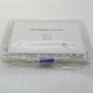 Boite de 300 fusibles verre 5 x 20 mm pour ascenseurs (1, 3, et 5 A)